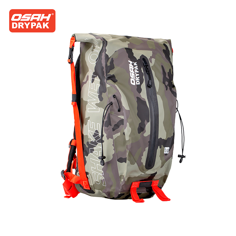 Motorcycle Gear Companies - OSAH Camouflage Motortas 30L Rugzak met