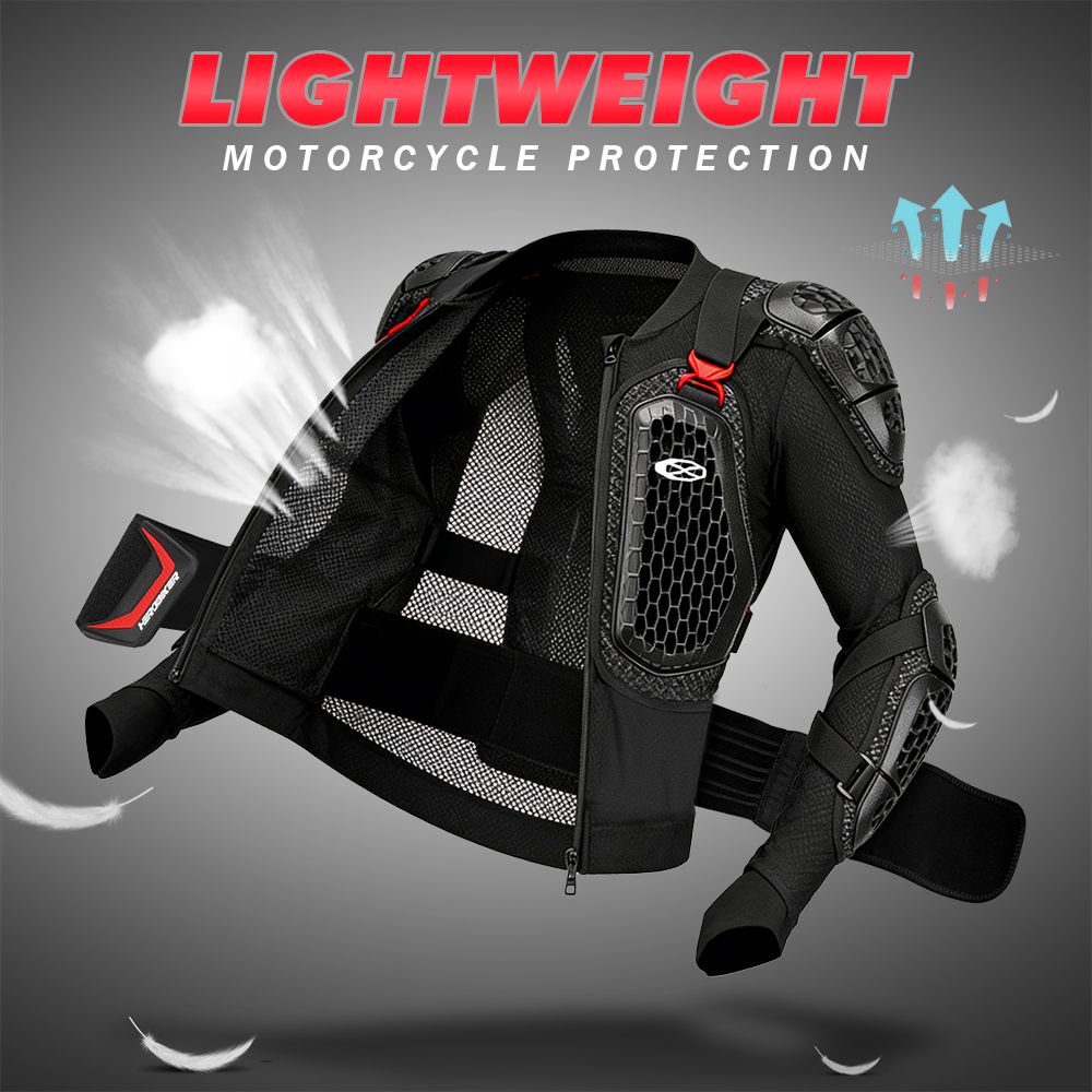 Motorcycle Gear Mens - Zomer ademende motorjas volledige lichaamsbescherming heren