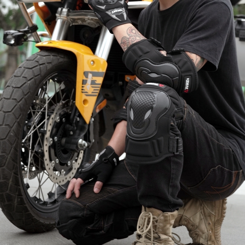 4-delige motorfiets knie- en e - Motorcycle Gear For Woman recensie en prijs