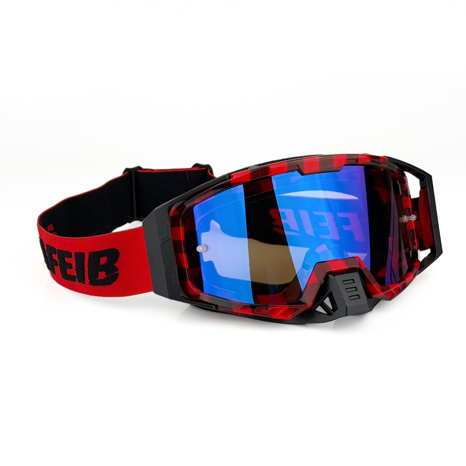 Multicolor motorbril met neusb - Motorcycle Gear For Woman recensie en prijs